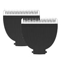MANSPOT Black Replaceable Blade (2Pcs) Men¡¯s Manscape Trimmer, Ceramic Blade Ball Trimmer/Shaver for Men Replacement Head