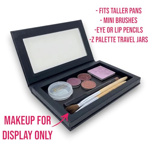 Deep Medium Magnetic Makeup Palette - Customizable Organizer for Eyeshadows & Powders