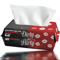 Face Towels | XL 8x8 Ultra Soft & Extra Thick Facial Wipes | Disposable Face Towelettes for Sensitive Skin | Dry Face Cloths for Makeup Remover, Travel & Skincare | 60 count