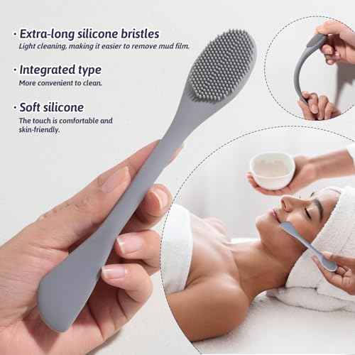 JPNK Face Sponges Cleansing Exfoliating Facial Sponges for Facial Mask Tools Removing and Makeup Remover Pads Set (Brown)