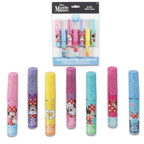 Minnie Mouse Lip Gloss Set 5-Pack with Stickers