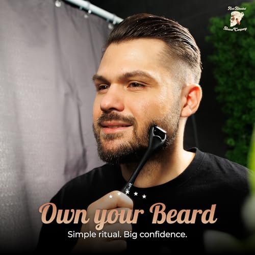 Beard Derma Roller Microneedle for Men – Thicker Fuller Looking Facial Hair