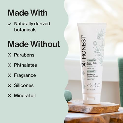 Honest Company Fragrance-Free Face & Body Lotion, 8.5 oz