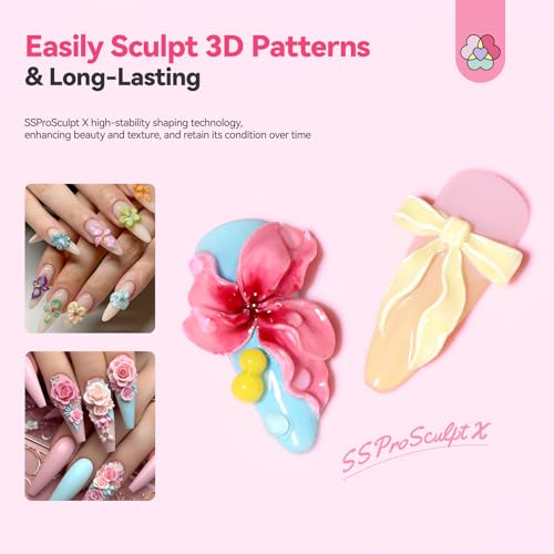 SAVILAND Nail Polish & 3D Gel Organizer Set - Holds 30 Bottles & 12 Nail Gels