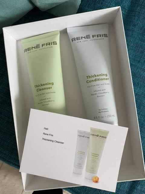 RENEFRIS Thickening Shampoo and Thickening Conditioner 250ml – Volumising 2-in-1 Shampoo and Conditioner for Fine Hair, Sulfate and Paraben Free, Promotes Natural Growth and Maximum Fullness 8.5 FL oz