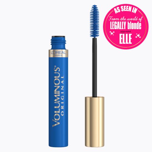 L'Oreal Paris Voluminous Blue Mascara 0.26 Fl Oz - Build & Lengthen, Washable