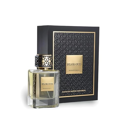 Khadlaj Maison Flor Oud Eau De Parfum Spray for Men, 3.4 Ounce