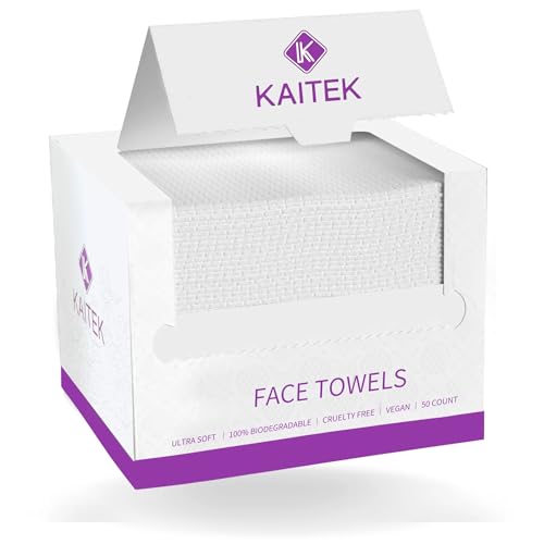 XL Biobased Disposable Face Towels – 50 Count