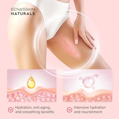 Anti-Cellulite Cream for Inner Thighs: Lifting & Firming Skin Cream for Legs with Collagen Peptides, Hyaluronic Acid, Hibiscus, and Honey - Instant Moisturizing Body Lotion for Women - 100ML