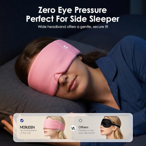 Sleep Mask for Women & Men - Light Blocking Eye Mask, Soft Breathable