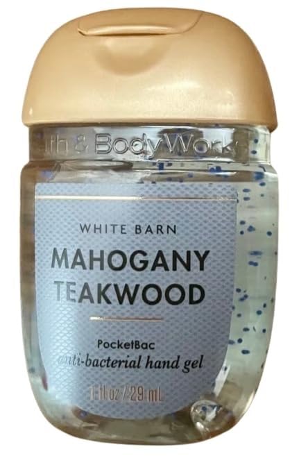 Bath & Body Works PocketBac Hand Gel - Mahogany Teakwood - 1 oz