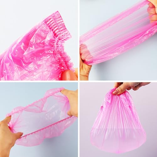 200 Pack Disposable Shower Caps Waterproof Elastic Hair