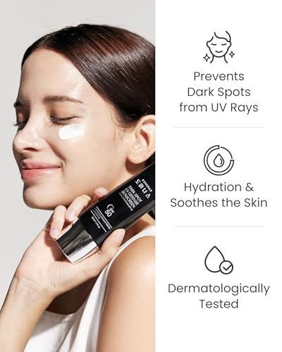 DOMINAS Dark Spot Korean Sunscreen (1.7fl oz) - SPF 50 UV Defense Lightweight Protection, Hydrating Sunblock for Face & Body. No White Cast, Korean Skin Care. Niacinamide, Panthenol.