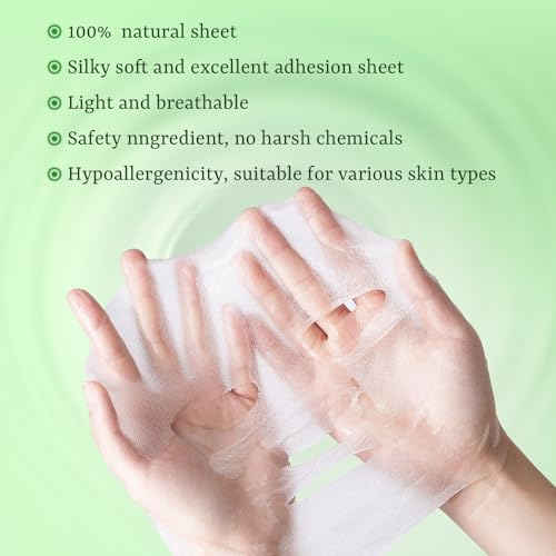 Anti Acne Face Mask Salicylic Acid Face Masks Skincare, Hydrating Face Masks, Soothing Facial Sheet Masks Skin Care for Acne Prone, Acne Mask for Pimple Breakouts Oil Control, 10 Pack