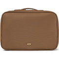 July Hanging Toiletry Bag with Hidden Hook and Toothbrush Tab - Light Brown