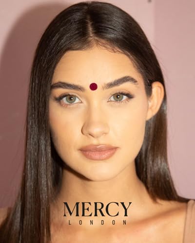 Maroon Velvet Bindis by Mercy London – Face Jewels Multipack