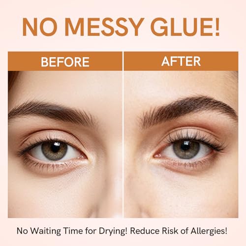 Self-Adhesive Lash Clusters 10-12mm Wispy Pre-Glued Eyelashes