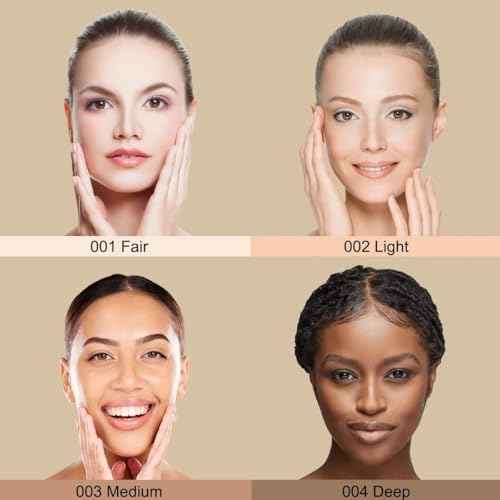 Baked Blush Highlight Bronze Powder 3-in-1 Contour Palette Sculpt Satin Silky Smooth Makeup Palettes Powder (002-Light)