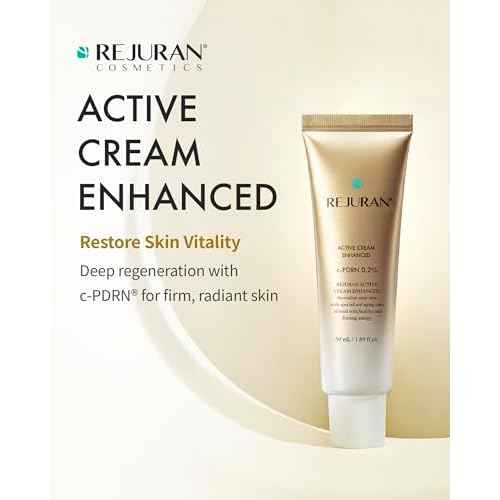 REJURAN¢ç Active Cream Enhanced, DOT¢â c-PDRN¢ç ? Deep Rejuvenation Salmon DNA PDRN Face Moisturizer for Collagen Boosting, Skin Elasticity, Firming, and Lifting. Korean Skincare. (1.69 fl oz)