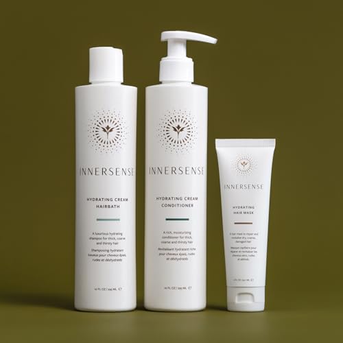 INNERSENSE Hydration Ceremony Set: Moisturizing Shampoo, Conditioner & Hair Mask
