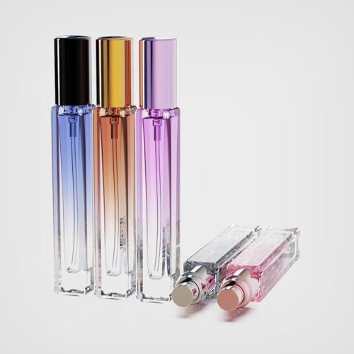 Travel Perfume Atomizer Set - 10ml Refillable Mini Bottles (5 PCS)