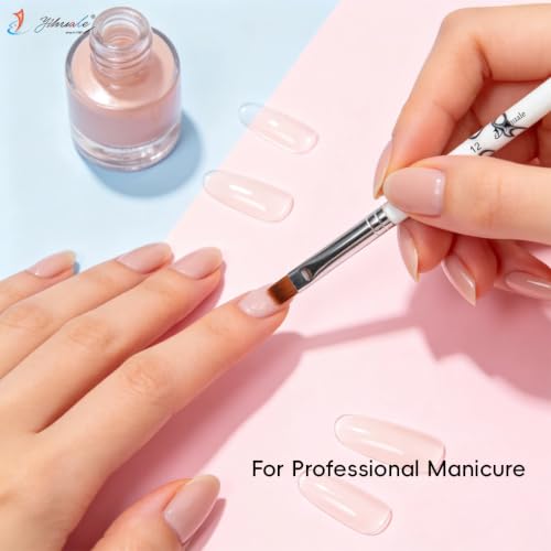 French Nail Brush 2-in-1 with Dotting Tool for Manicure