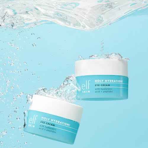 e.l.f. SKIN Holy Hydration! Eye Cream Mini, Rich Hydrating Eye Cream For Minimizing Dark Circles, Infused With Hyaluronic Acid, Vegan & Cruelty-free