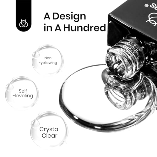 Beetles Clear Blooming Gel Nail Polish (10ml) - UV LED Soak Off Gel Art