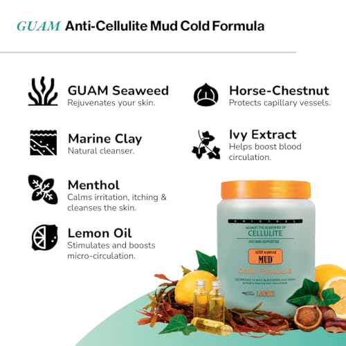 Guam Anti-Cellulite Mud Body Wrap - Cold Formula Seaweed Clay