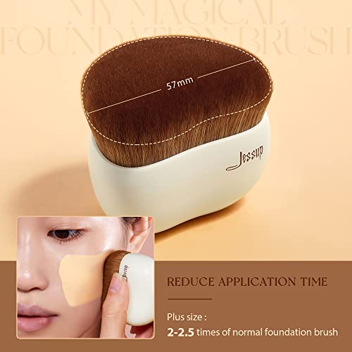 Jessup Face Makeup Brushes T508 Bundled with Foundation Brush SF002