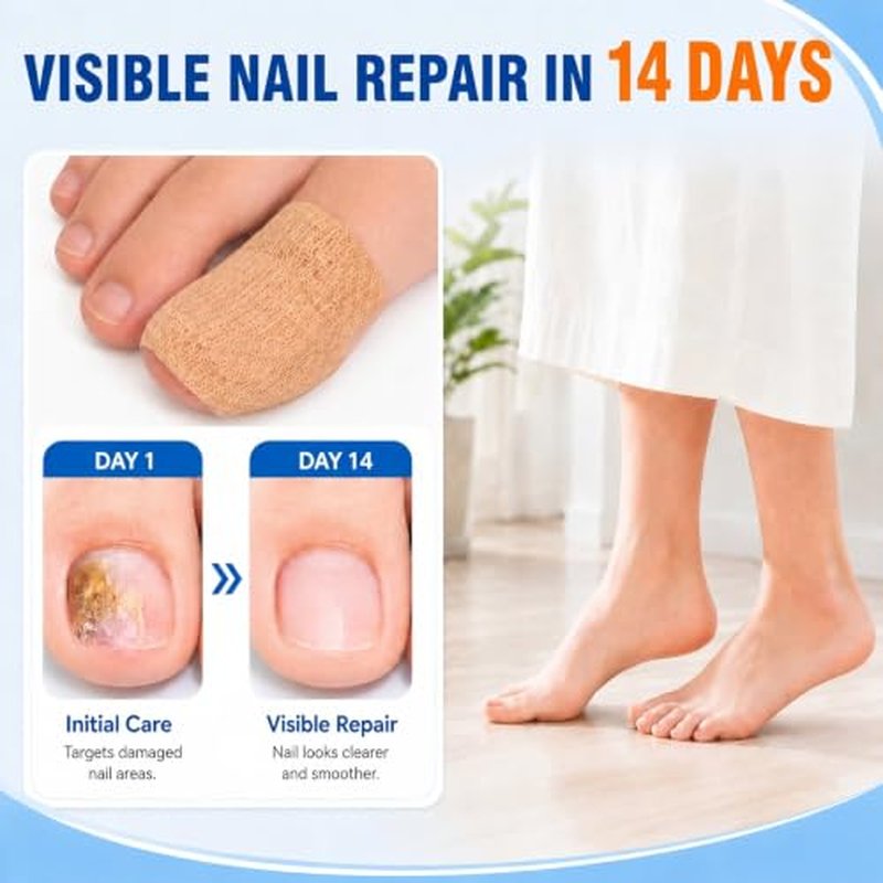 Overnight Nail Care Patches - 21 Count Toenail Treatment