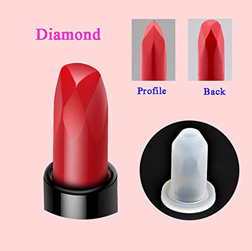 DIY Lipstick Mold Set - 9 Pcs Silicone Molds with 12.1mm Tube
