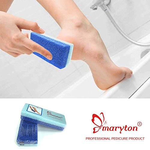 Maryton 2-in-1 Pumice Foot Scrubber Sponge Callus Remover - 2 Pack