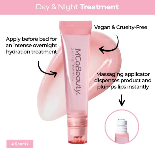 MCoBeauty Glow and Treat 2-in-1 Lip Oil – Berry Tint