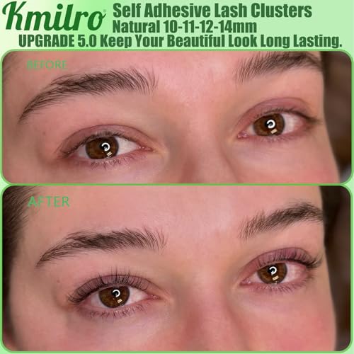 Self Adhesive Lash Clusters 120Pcs - Press On Eyelashes Kit