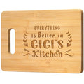 Gigi Gifts, Best Gigi Birthday Gifts from Grandkids - Unique Engraved Bamboo Cutting Board, Funny Birthday, Christmas or Mothers Day Gifts for Gigi