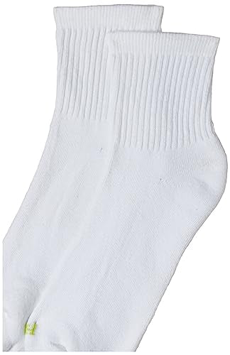 Hue Women's Mini Crew Sock 6-Pack, Black, One Size