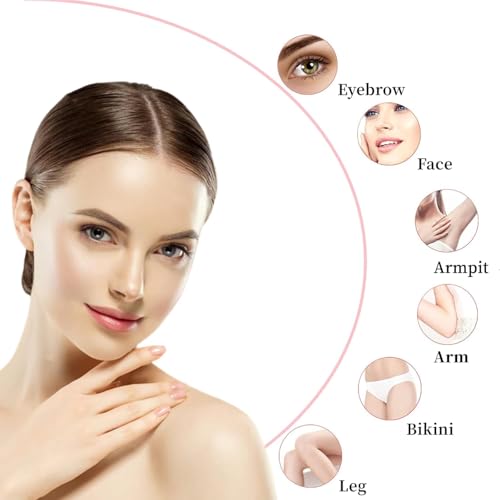 Generation 2 Replacement Heads for Flawless Facial Hair Remover Compatible with Flawless Replacement Heads,Fit for Flawless Replacement Heads Gen 2 for Flawless Facial Hair Removal for Women,6 Count.