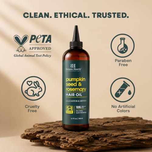 Pumpkin Rosemary Hair Growth Oil - 6.7 fl oz