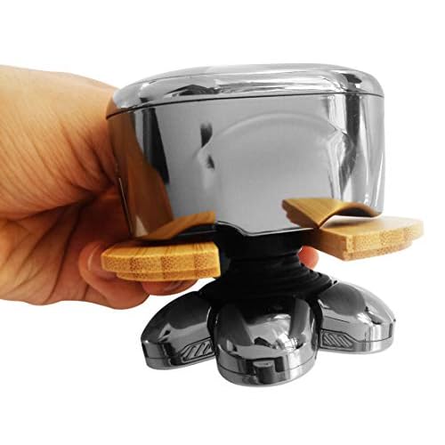 FitSand Bamboo Electric Head Shaver Rinse Stand Compatible with Remington XR7000 Balder Pro Rotary Shaver