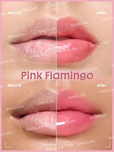 SHEGLAM Booster Shine Plumping Lip Gloss Pink Flamingo