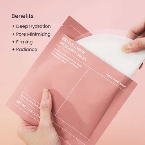 BIODANCE Radiance & Firming Duo: Vita Niacinamide Gel Toner Pads and Bio-Collagen Real Deep Mask for Glass Skin, Brightening, Pore-Minimizing, Korean Skin Care, Skin Care Set