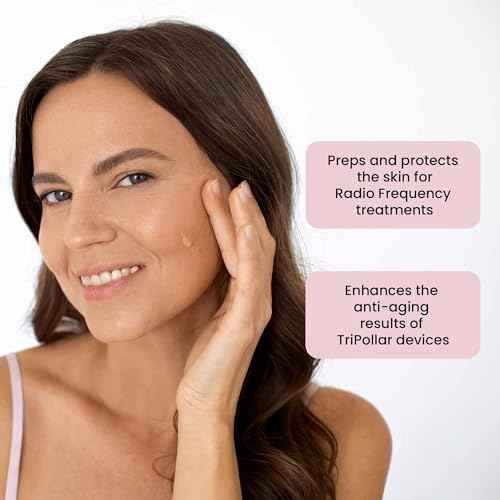 TriPollar Activator Gel - Lightweight Gel for Radio Frequency Treatments - Enhances Anti-Aging Results of RF devices - Supports Skin Elasticity (1.69 oz) (Clear)