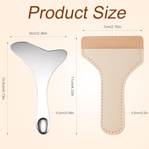 Gosknor Stainless Steel Eyeliner Stencil with Leather Case