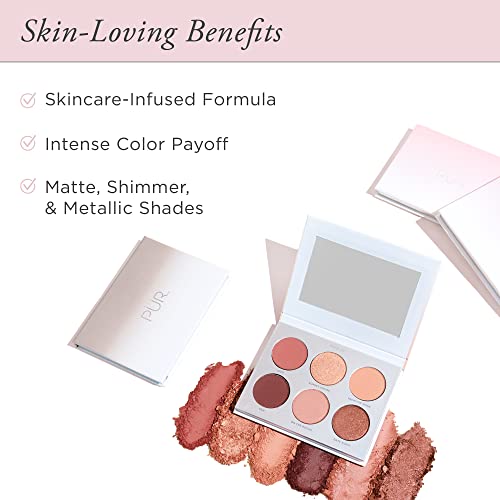 PÜR MINERALS On Point Eyeshadow Palette - 6 Shades