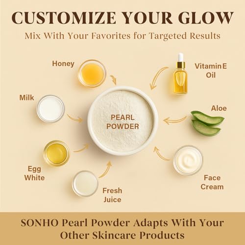 Freshwater Pearl Powder Organic 200g face masks skincare, makeup, setting powder,100% Natural Pearl Powder,DIY Skincare ?DIY Antioxidant, Deep Cleansing, Pore-Shrinking, Anti-Aging Mask