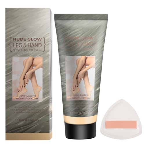 Waterproof Leg & Body Concealer Cream with Puff - Full Coverage Makeup