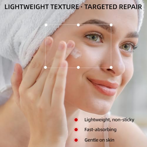 Caffeine & Retinol Under Eye Serum ? Dermatologist-Tested, Fast Absorbing, Correction for Puffy Eye Bags Fine Lines Dark Circles Wrinkles While Providing Moisturizing Care 0.7 Oz