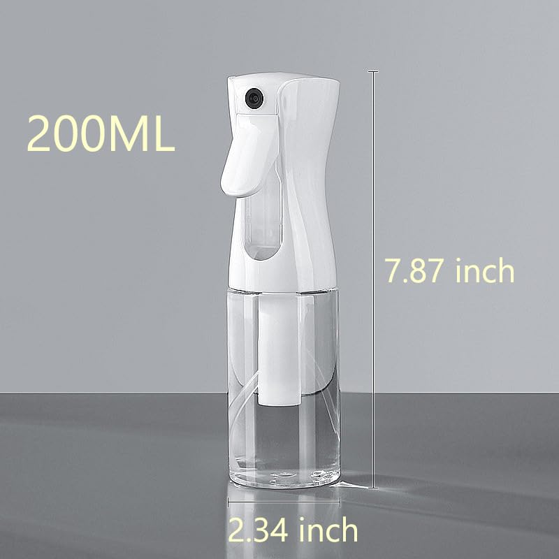 Continuous Spray Bottle and Root Comb Applicator Bottle, Fine Continuous Water Mister for Hairstyling, Applicator Bottle for Hair Dye Applicator Bottle with Graduated Scale