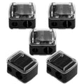 BokWin Dual Hole Cosmetic Pencil Sharpener 5-Pack for Eyeliner & Lip Liner